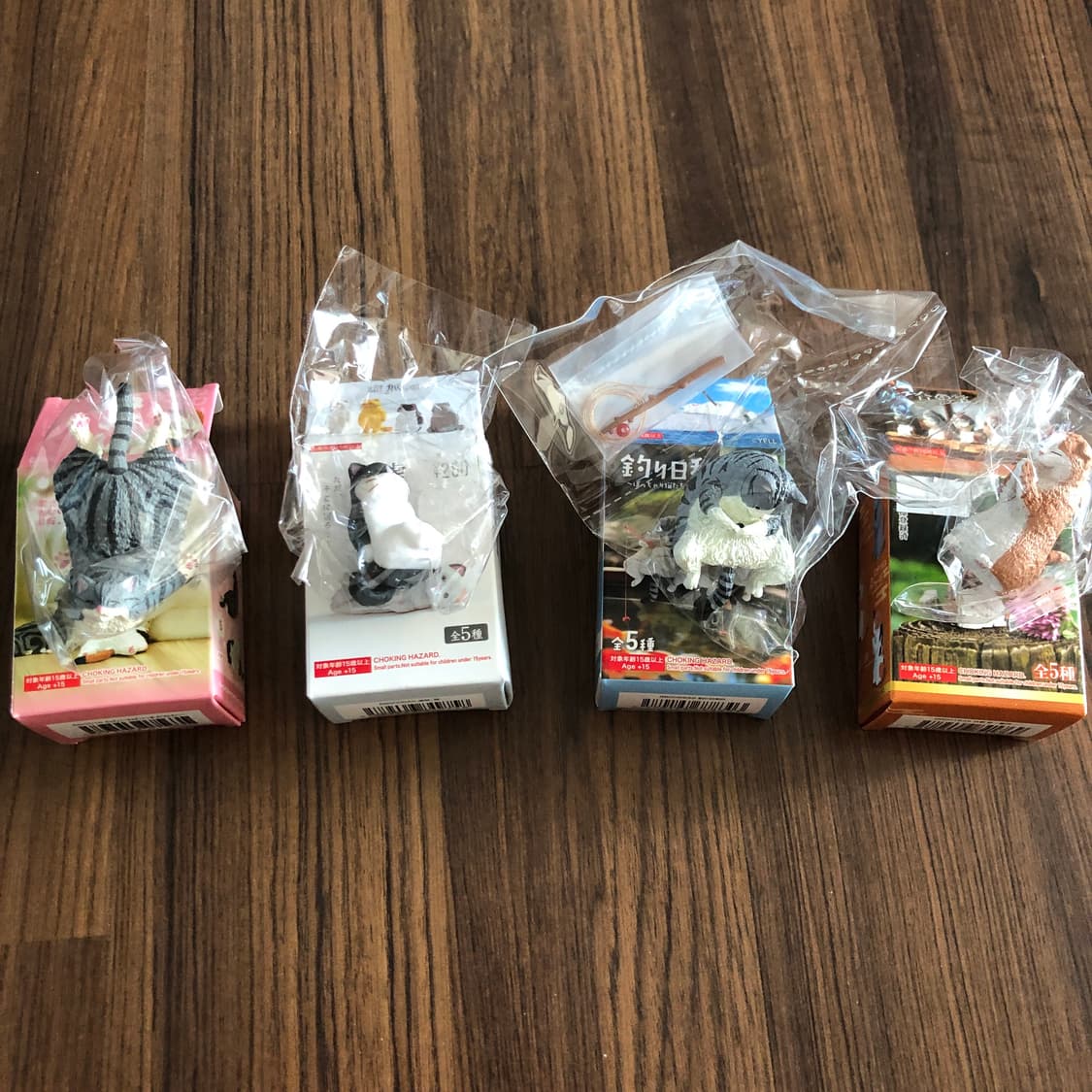 🐱🐈고양이 피규어 4종 일괄 랜덤 일본 뽑기 가챠 네코 토이 완구 수 상품이미지2