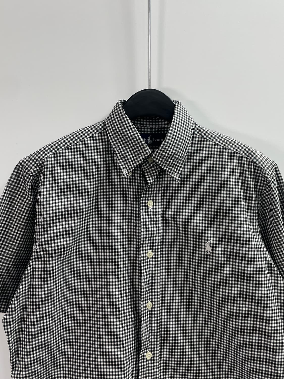 폴로 랄프로렌 깅엄체크 반팔 셔츠 (on.65) 상품이미지2