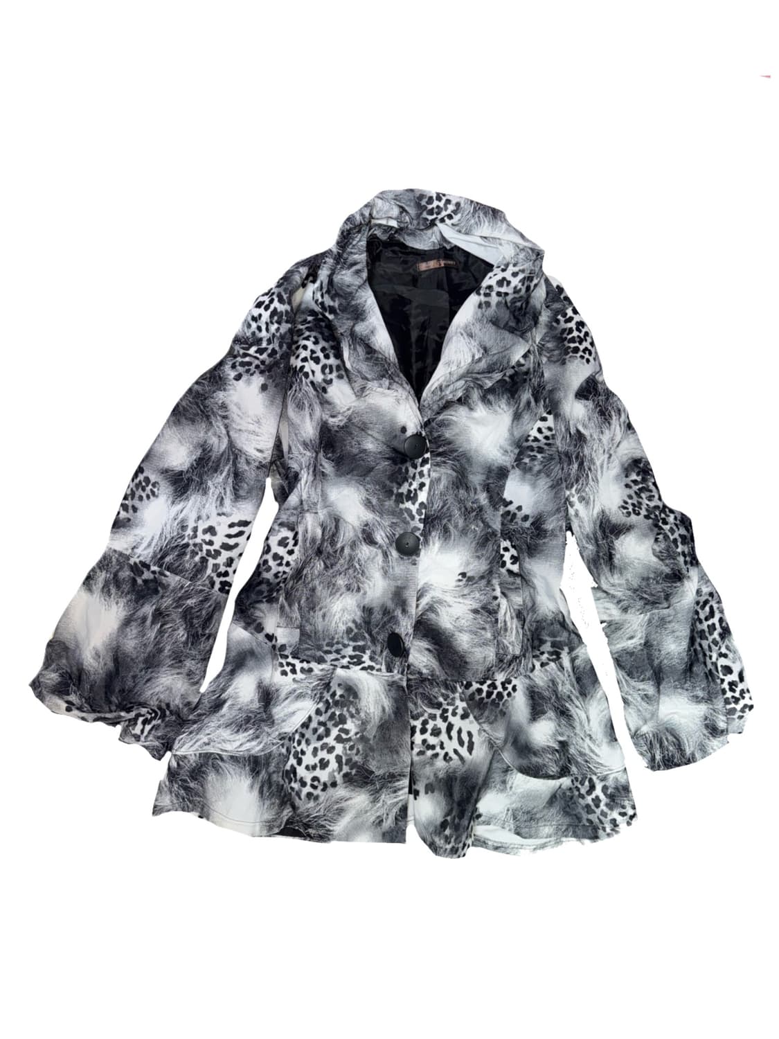 일본 빈티지 호피 코트 자켓 상품이미지1