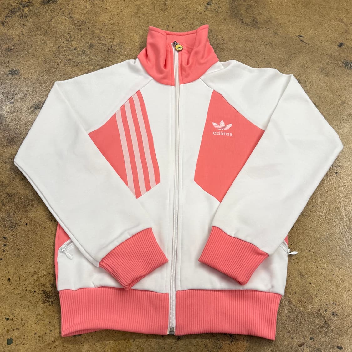 아디다스 흰핑 화이트 딸기우유 핑크 져지 트랙탑  상품이미지2