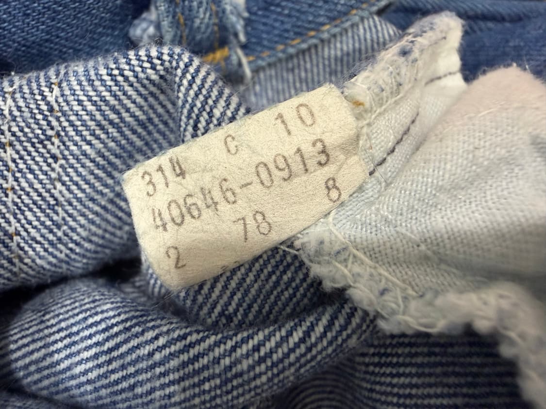 (레어) 70s 리바이스 646 벨바텀 38x32 상품이미지9