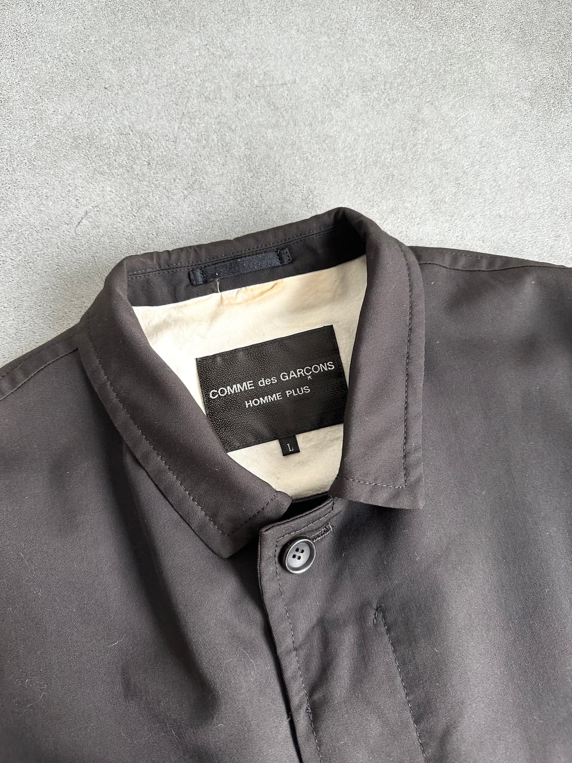 꼼데가르송 옴므플러스 다크브라운 코트 상품이미지6