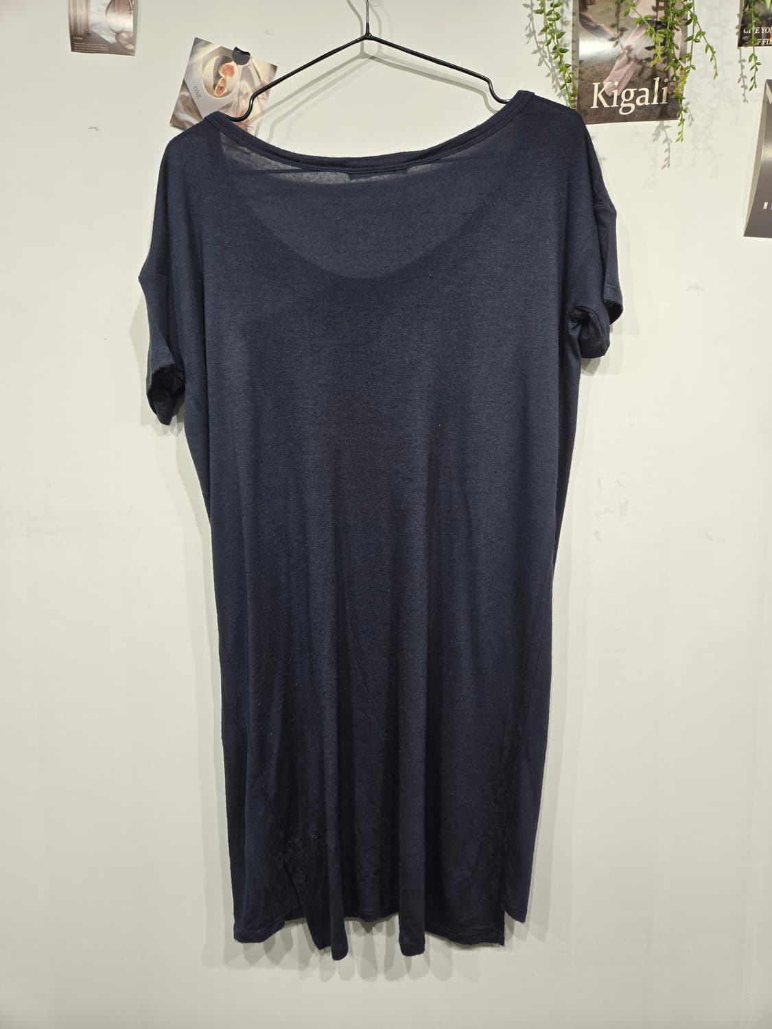 알렉산더 왕 네이비 포켓 반팔 롱 원피스 상품이미지4