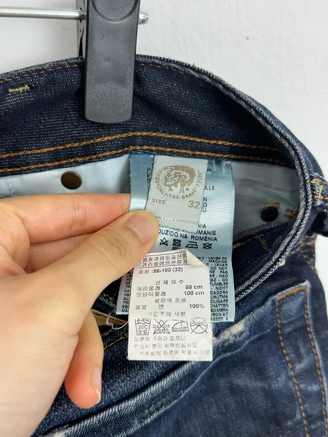 Diesel Faded Indigo Wash Denim 상품이미지9