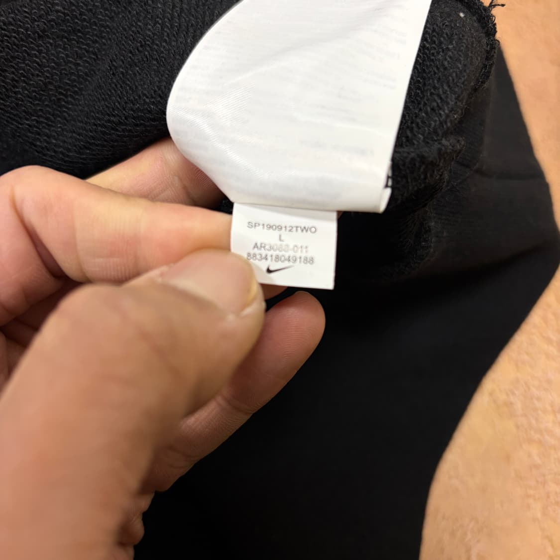 나이키 빅로고 배색 맨투맨 상품이미지4