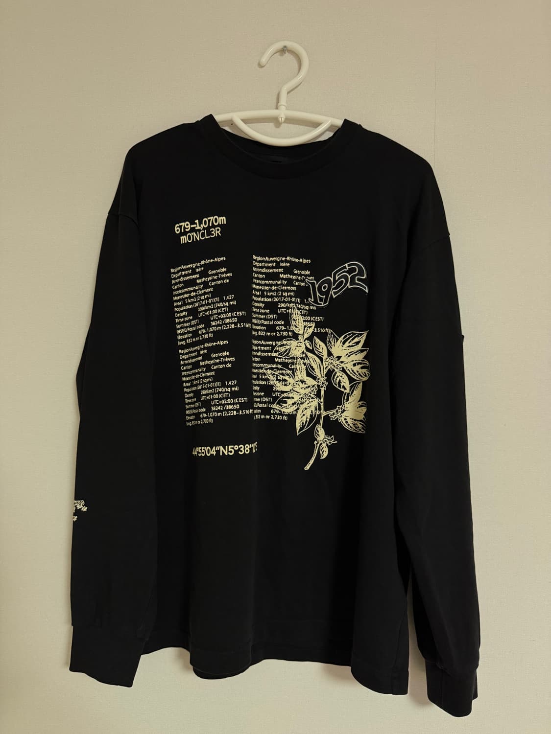 Moncler genius 1952 롱슬리브 상품이미지1