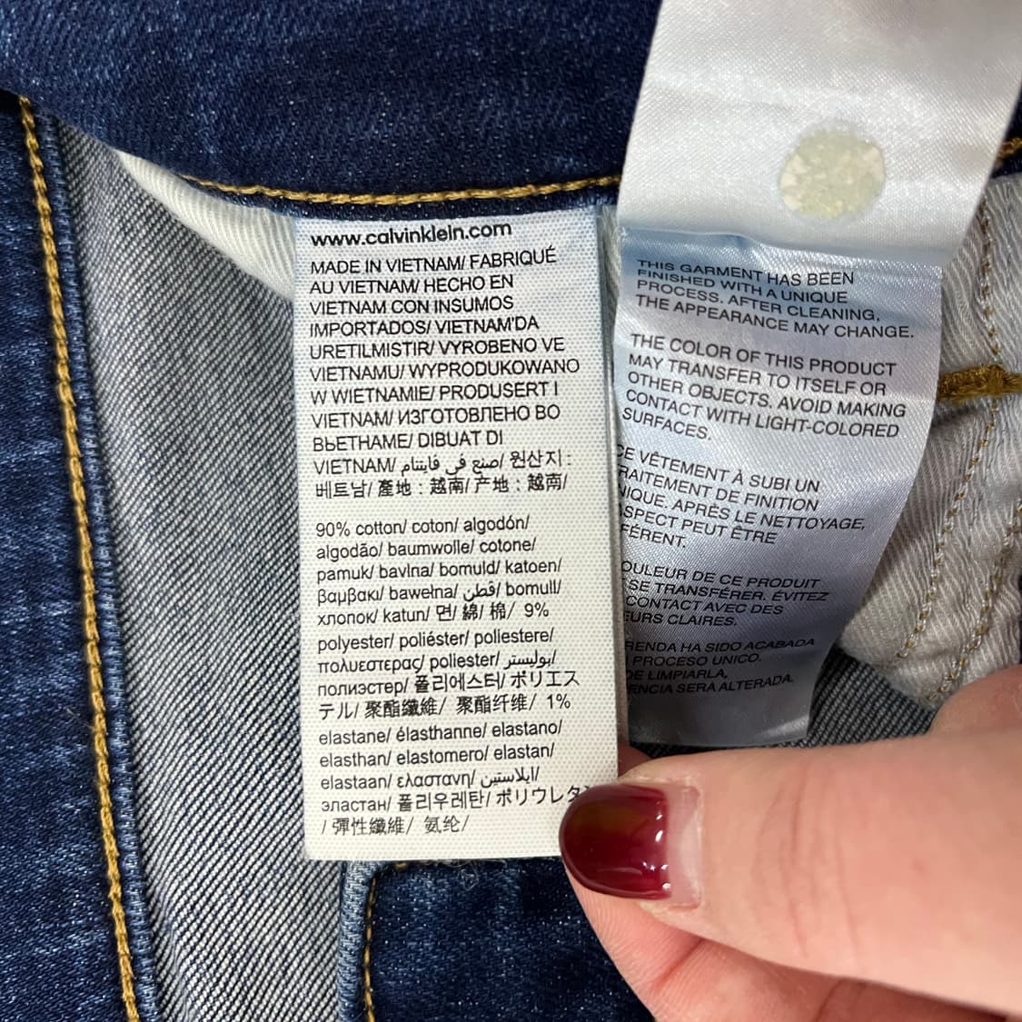 29 캘빈클라인 진스 워싱 데님 청바지 0123M 상품이미지4