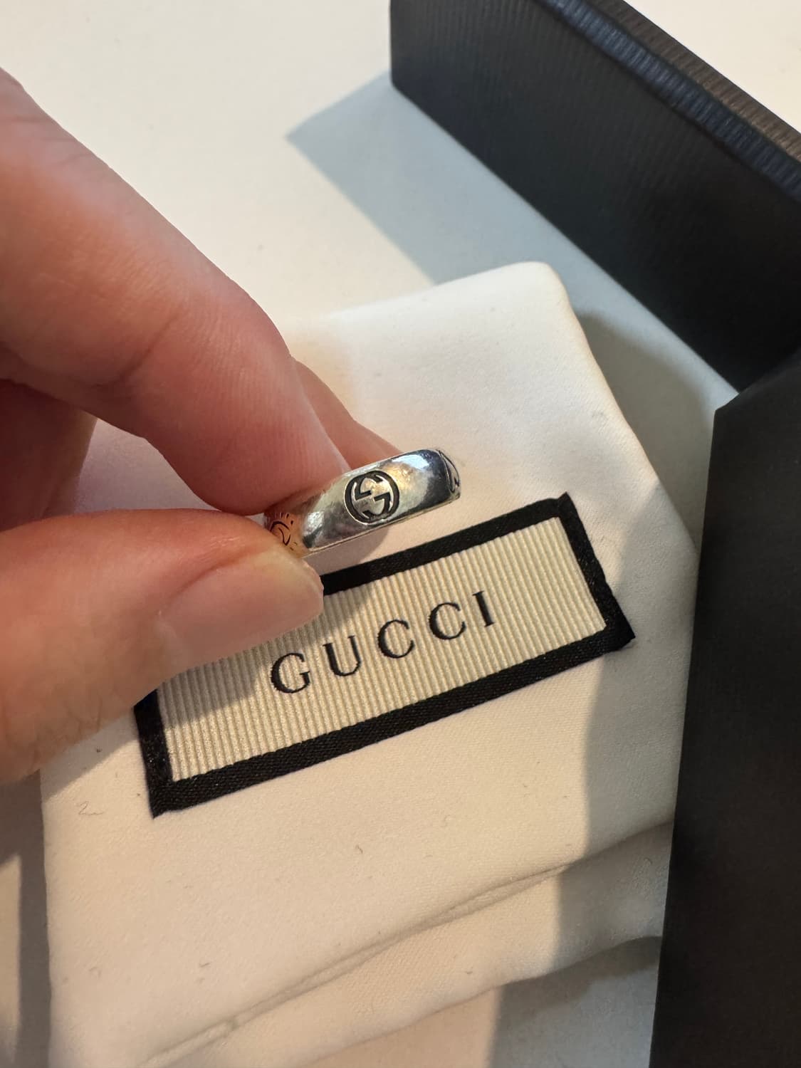 구찌 블라인드포러브 반지 7호 상품이미지4