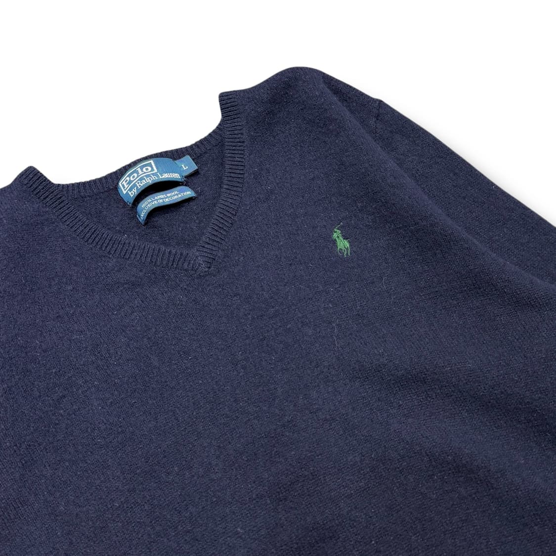 폴로 랄프로렌 램스울 브이넥 니트 상품이미지5