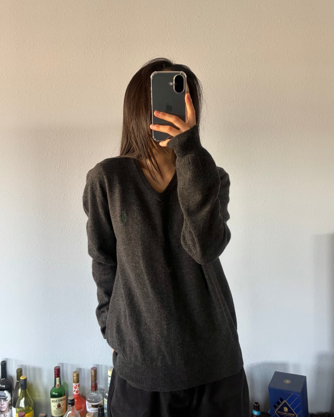 [L]폴로 랄프로렌 램스울 브이넥 니트 상품이미지1