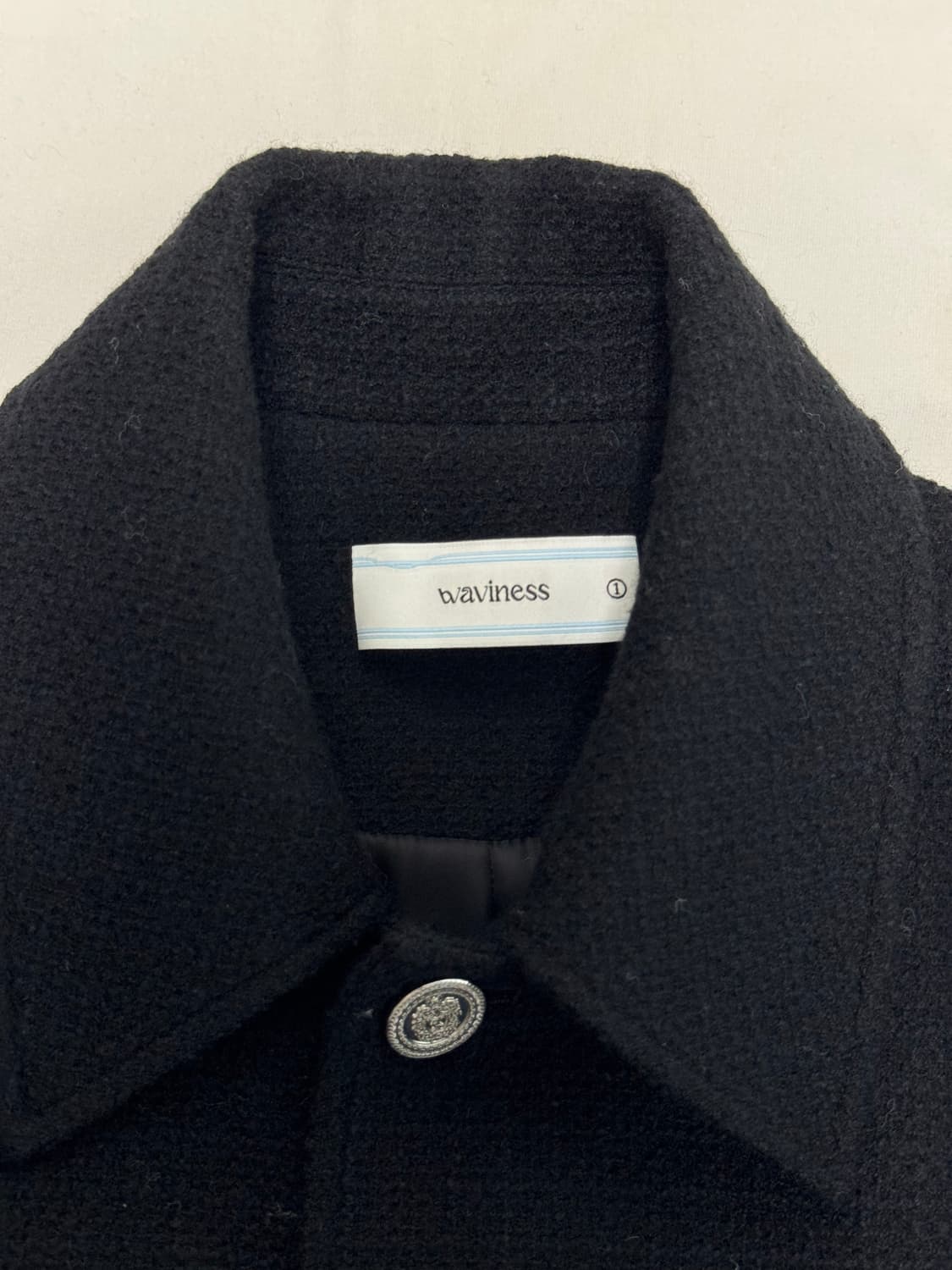 웨이비니스 / 이카로 트위드 자켓 (제트 블랙) / 1 상품이미지3