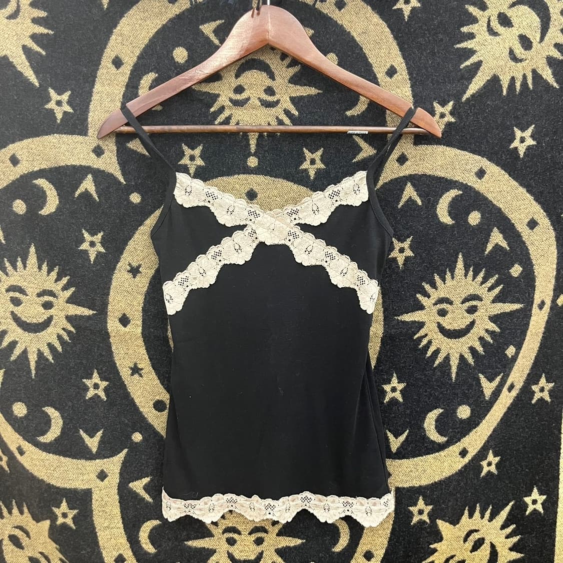 빈티지 고딕 페미닌 레이스 란제리코어 슬리브리스 나시 K0057 상품이미지4