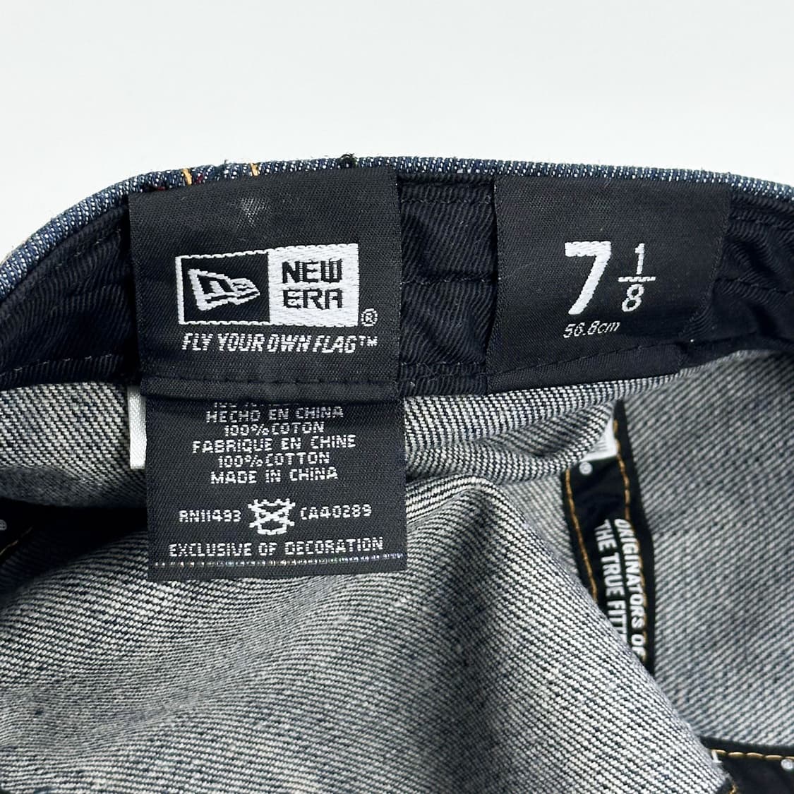 뉴에라 자수 데님 볼캡 모자 상품이미지5