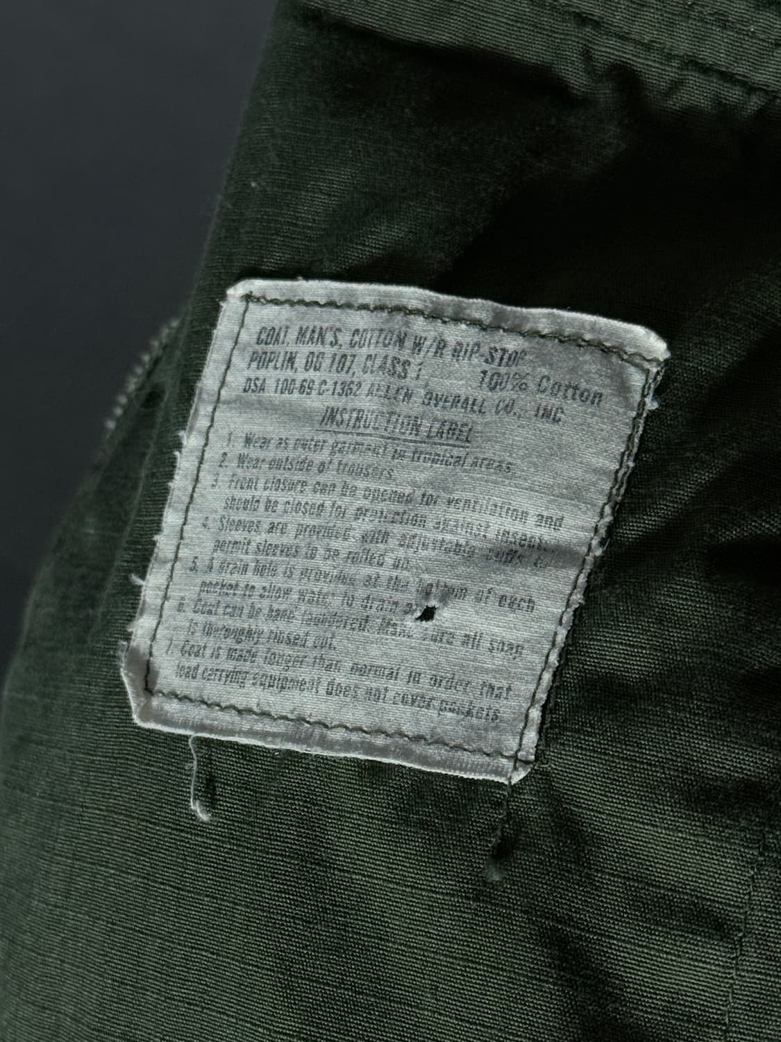 (XL) 60s OG 5세대 립스탑 정글 퍼티그 자켓 상품이미지5