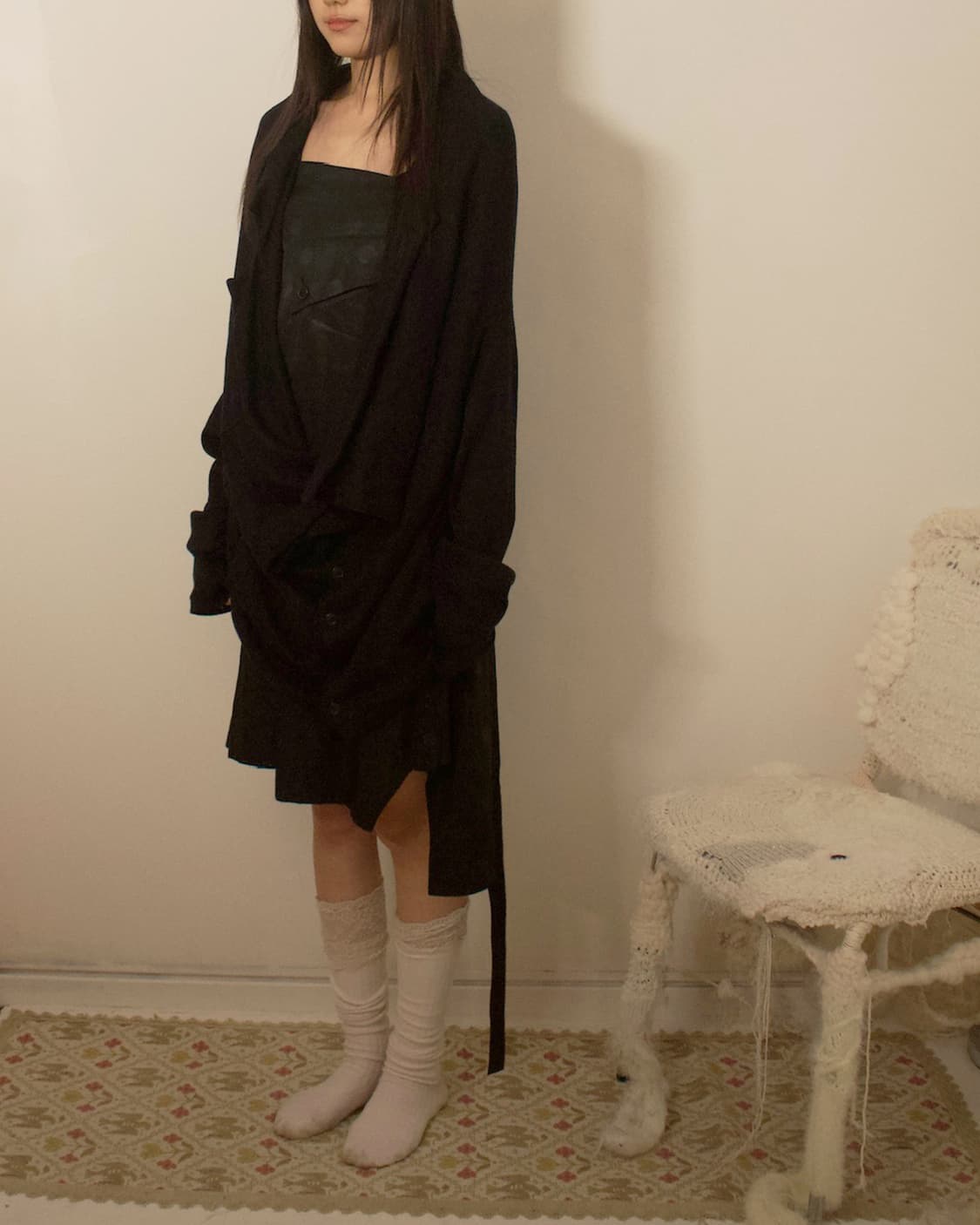 polka dot wrap skirt 상품이미지6