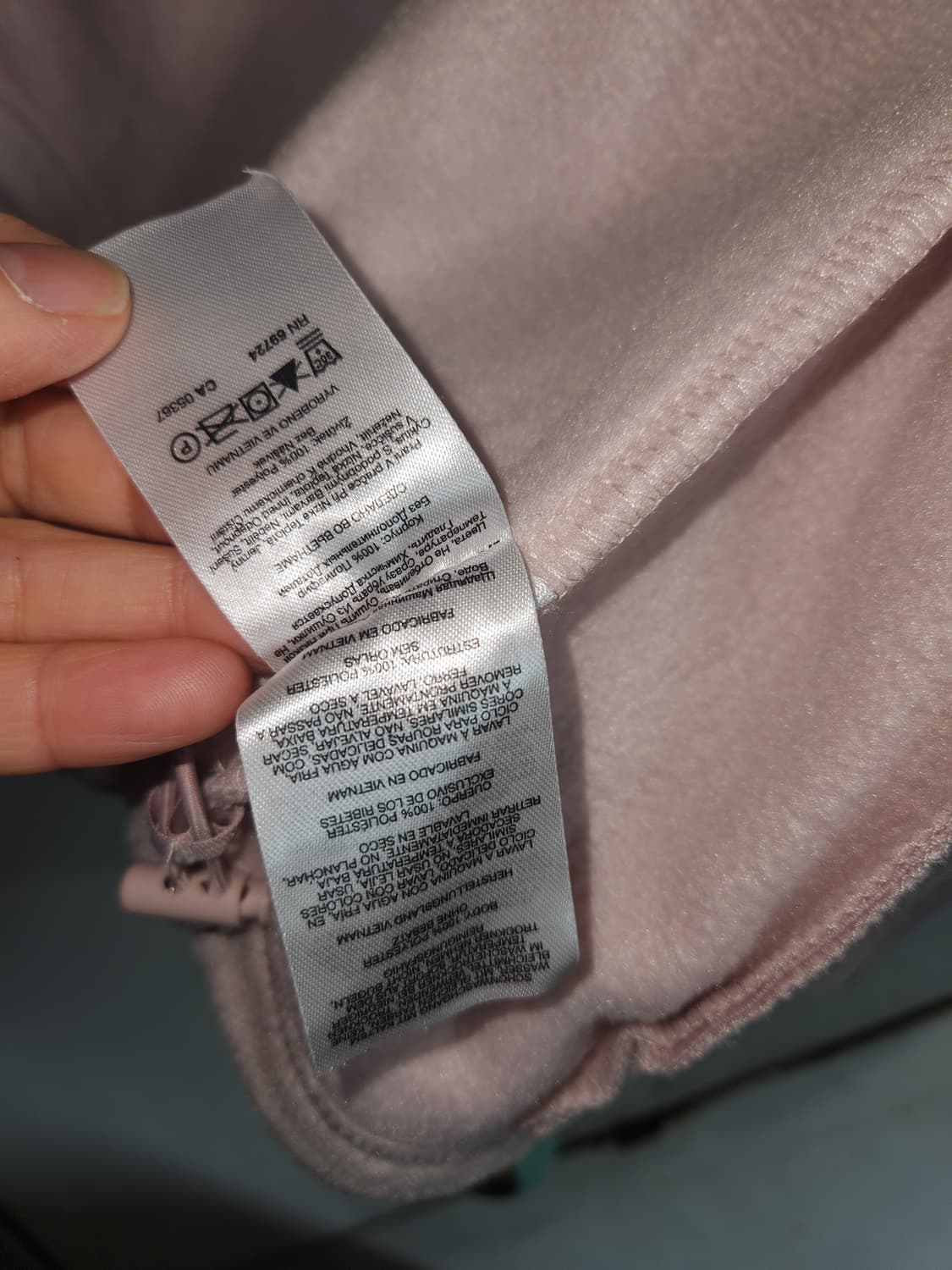 컬럼비아 핑크색 여성 플리스 자켓 S 상품이미지4