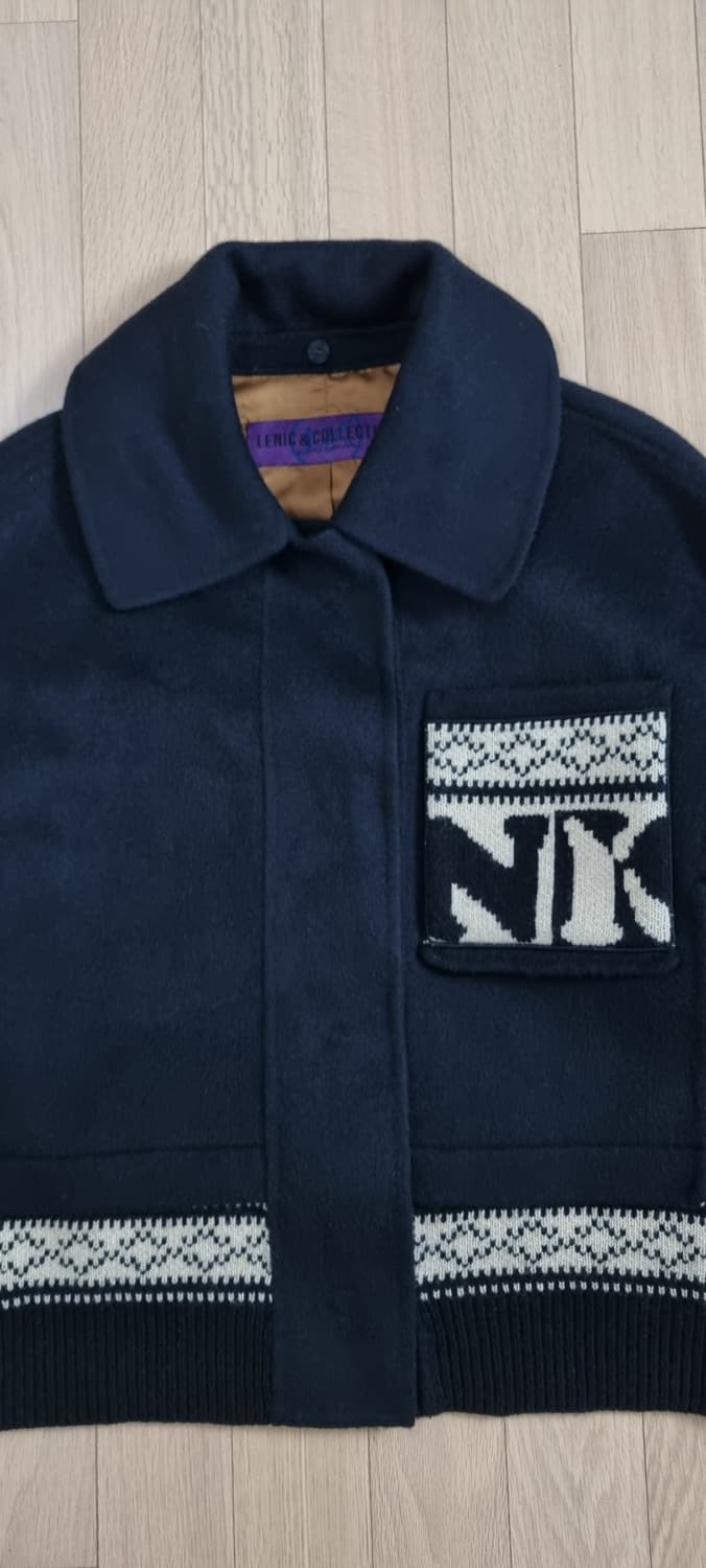 르닉앤맥코이 니트패치 울자켓 Free _ 여성 상품이미지3