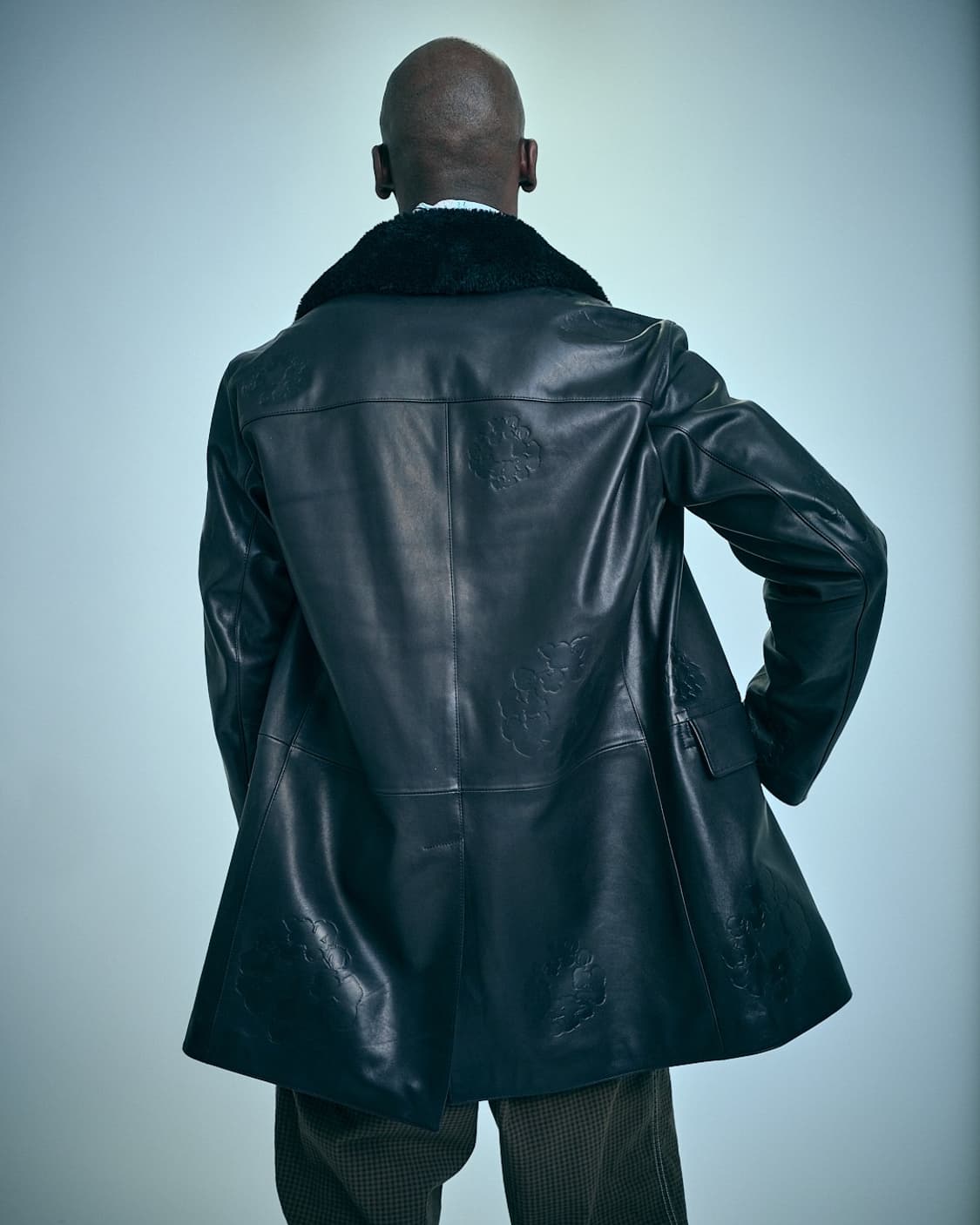 데님티어스 Oakland Wreath Winter Leather Coat 상품이미지1