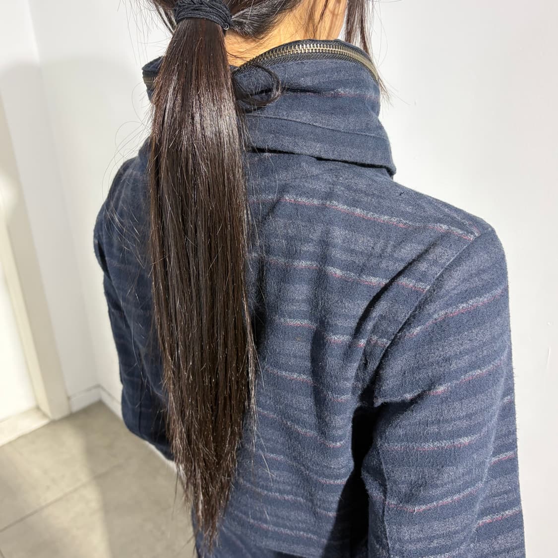 일본빈티지 네이비 스트라이프 자켓 상품이미지5