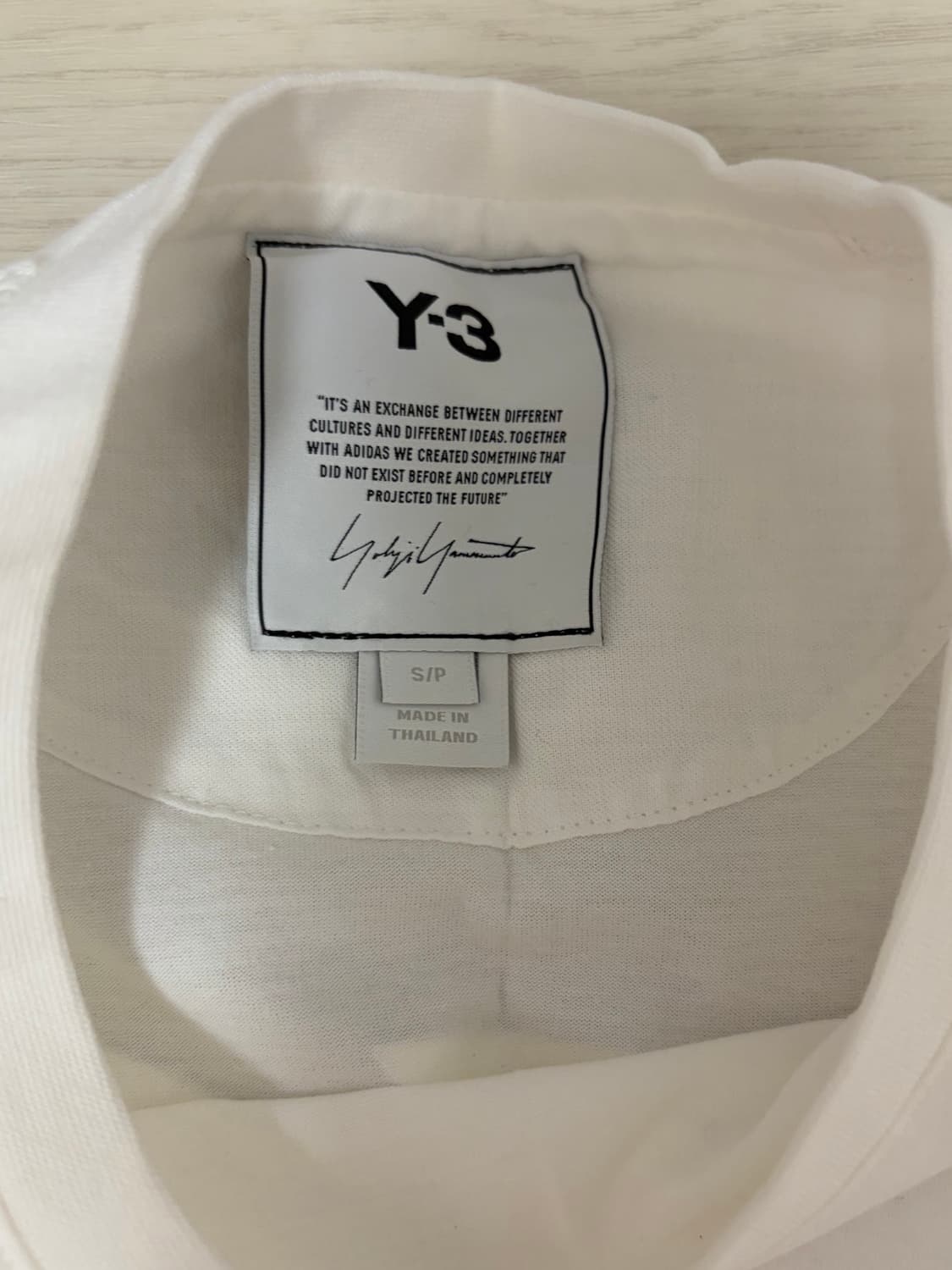 Y-3 요지야마모토 백로고 반팔 티셔츠  상품이미지4