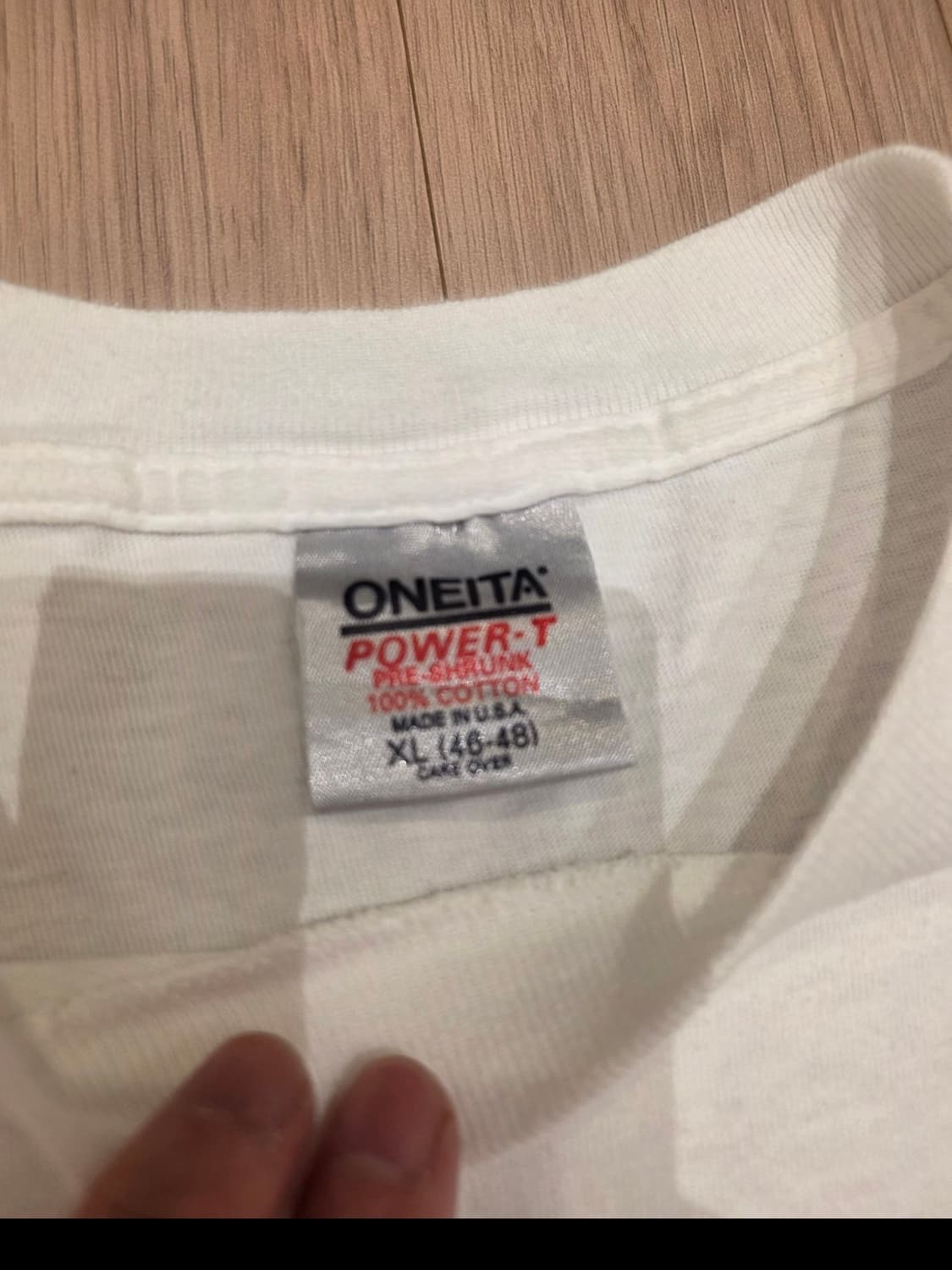 90's 오네이타 빈티지 싱글스티치 티셔츠 상품이미지4