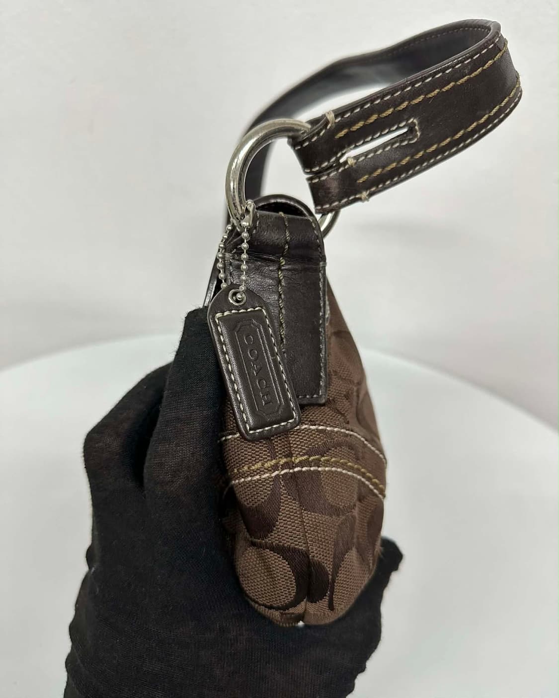 코치 브라운 빅버클 자가드 숄더 & 토트백 상품이미지9