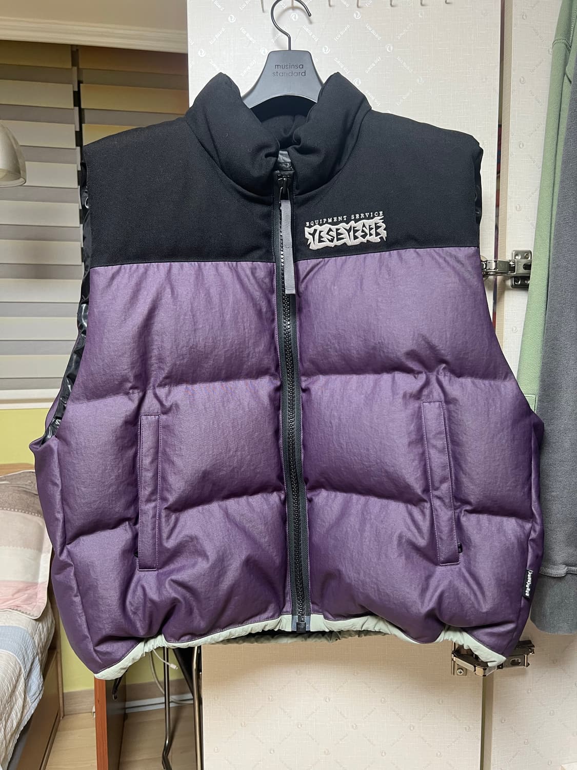 예스아이씨 Hooligans Down Vest Purple 상품이미지1