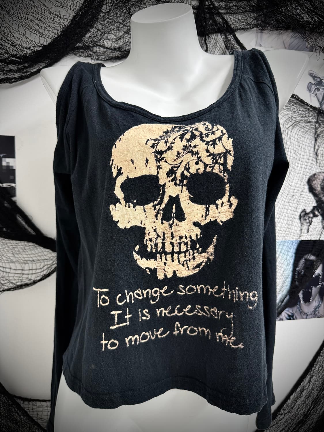 00s punk shoulder detail longsleeve 상품이미지3