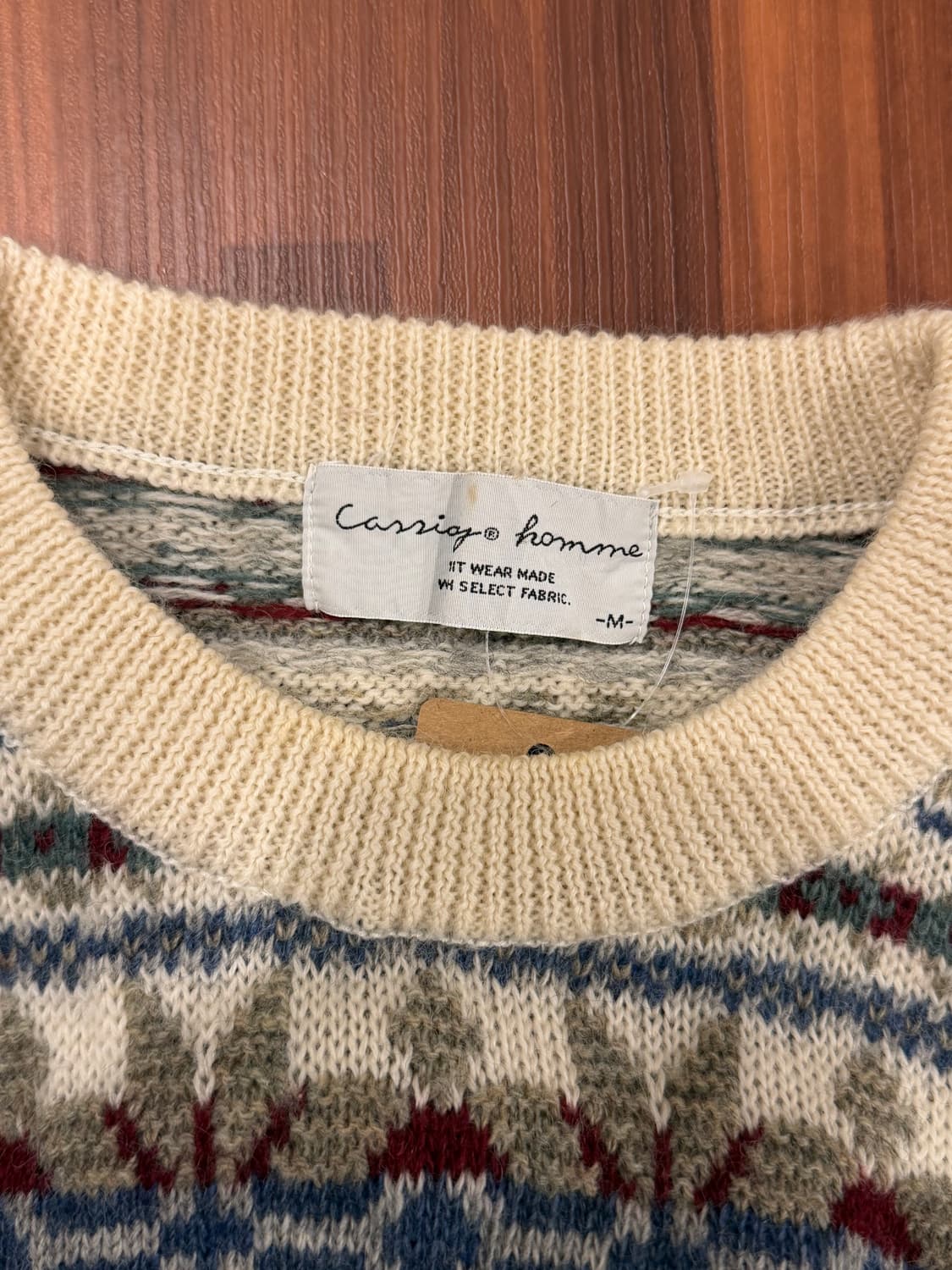 Vtg 빈티지 노르딕 울 니트 상품이미지9