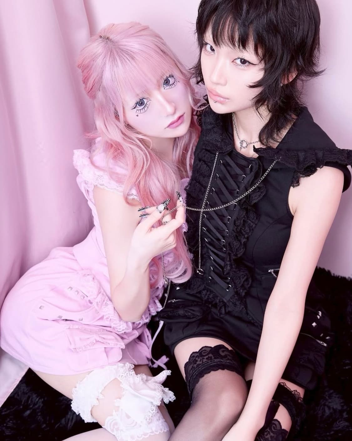 avenchumu 아벤츄무 핑크후디셋업 아이당클럽베이비메탈리즈리사갸루히메 상품이미지4