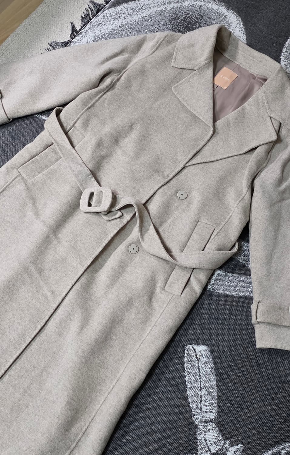 씨씨콜렉트 울캐시미어 트렌치스타일 롱코트 55 상품이미지1