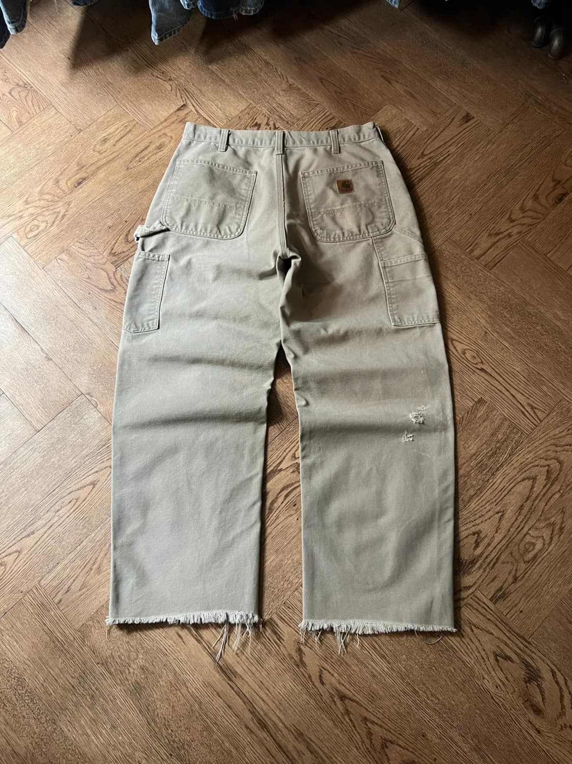 [32]칼하트 USA 데저트 탄 싱글니 카펜터 컷오프 워크 팬츠 상품이미지1