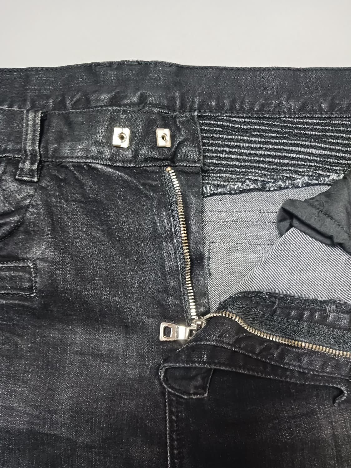 [38] 발망 바이커 블랙진 청바지 상품이미지6