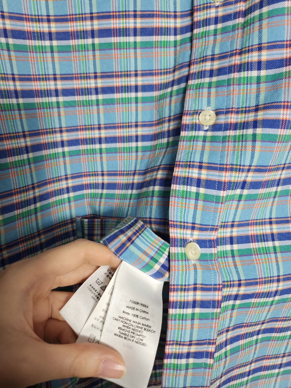 S 폴로 랄프로렌 체크 셔츠 상품이미지4