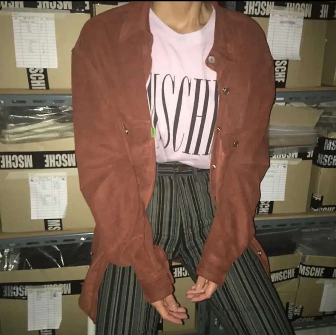 미스치프 스트라이프 팬츠 m 상품이미지2