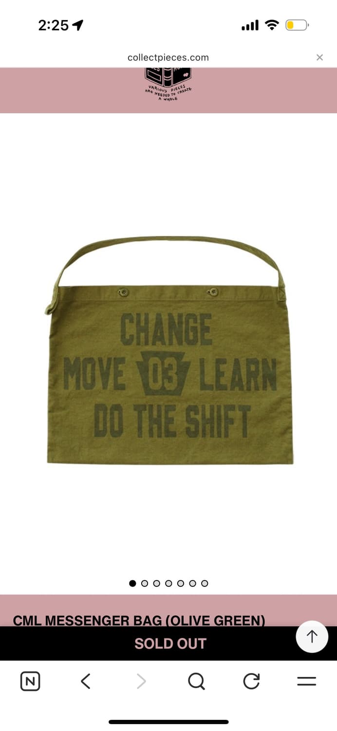 컬렉트피시스 cml 메신저백 상품이미지2