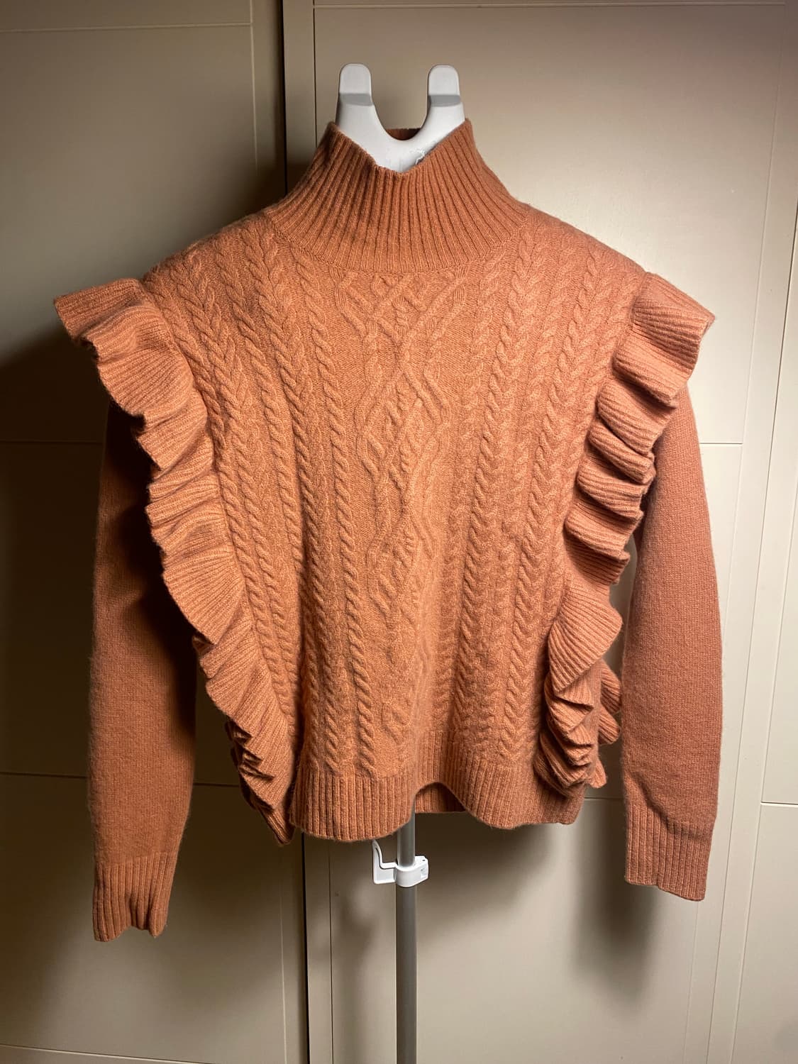 마시모두띠 울 캐시미어 러플 니트 M 상품이미지1