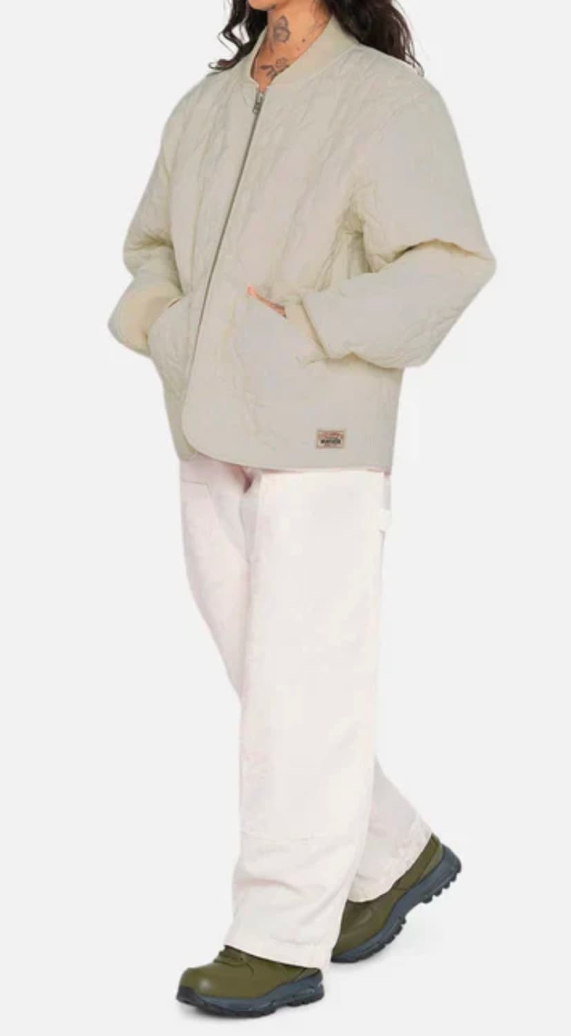 스투시 S 퀼티드 라이너 자켓 크림 퀼팅 상품이미지7