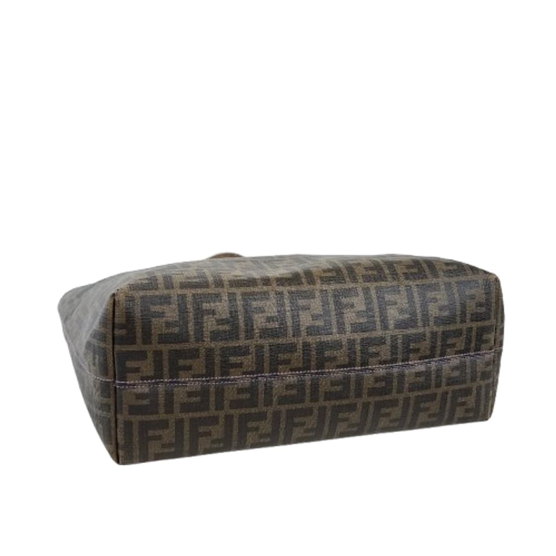 정품 펜디 주카 PVC 타바코브라운 스티치 쇼퍼백 상품이미지6