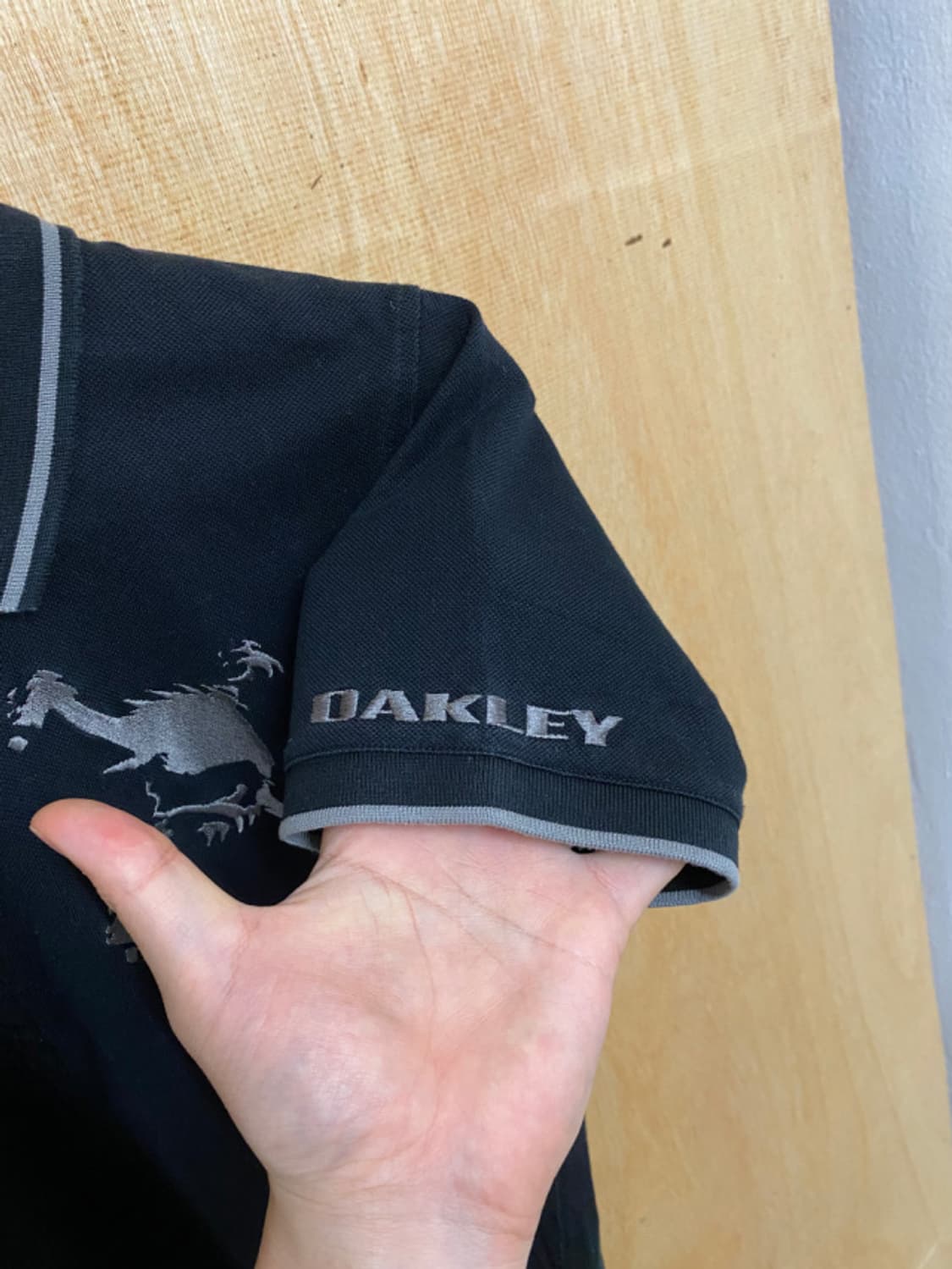 OAKLEY skull collar t-shirt 오클리 스컬 카라티 상품이미지8