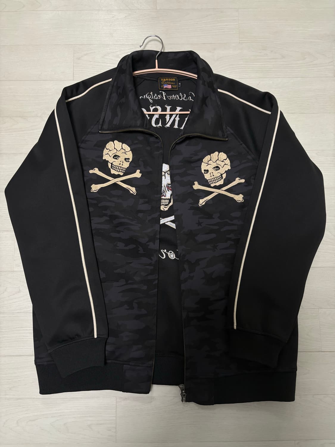 밴슨 스켈레톤 스타 져지 black XL 사이즈 상품이미지1