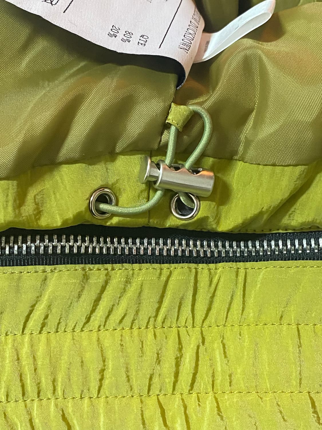 Gateless 게이트리스 덕다운 크롭 패딩 그린 상품이미지5