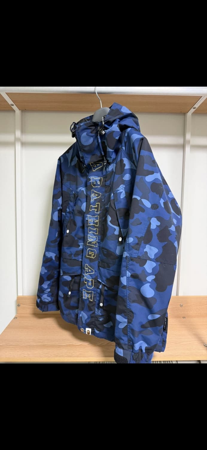 베이프 카모 스노우보드자켓 네이비 S 상품이미지1