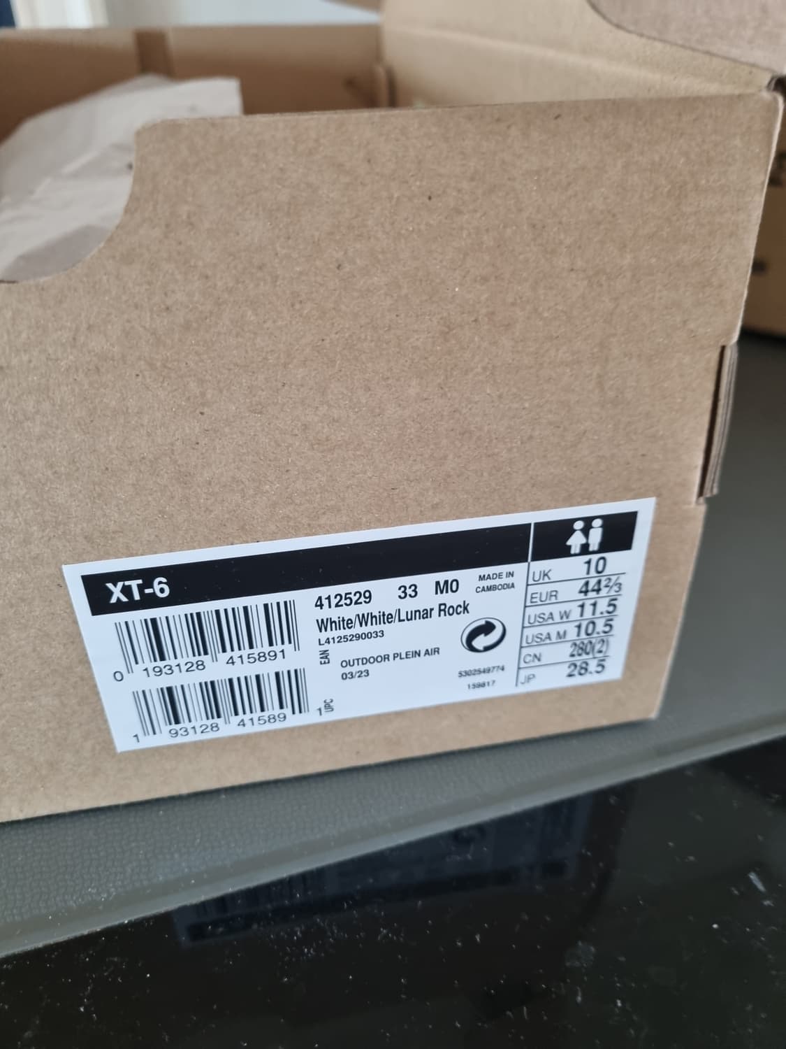 살로몬 xt6 화이트 새상품 285사이즈 상품이미지2