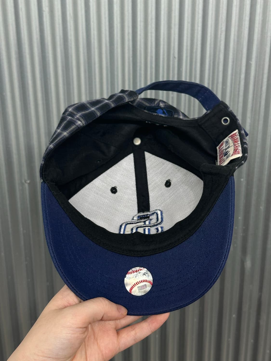 [FREE] MLB 메이저리그 샌디에이고 파드리스 체크 패턴 볼캡 상품이미지5