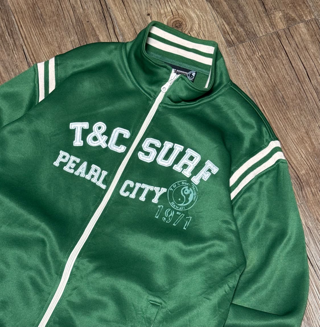 T&C SURF DESIGNS 그린 니트 져지 상품이미지1