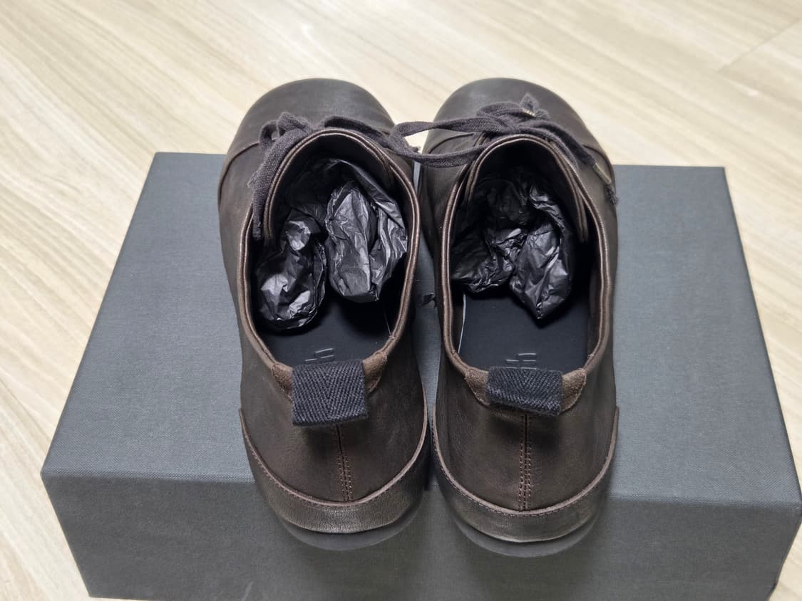 [새상품] 골멧 플랫토 002 말가죽 스니커즈 275 ( 브라운) 판매 상품이미지4