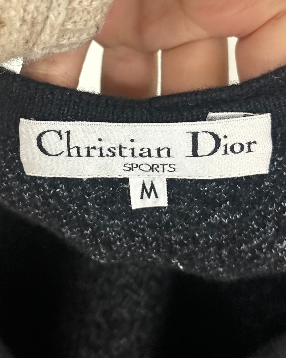 크리스찬 디올 블랙 지브라 가디건  상품이미지7