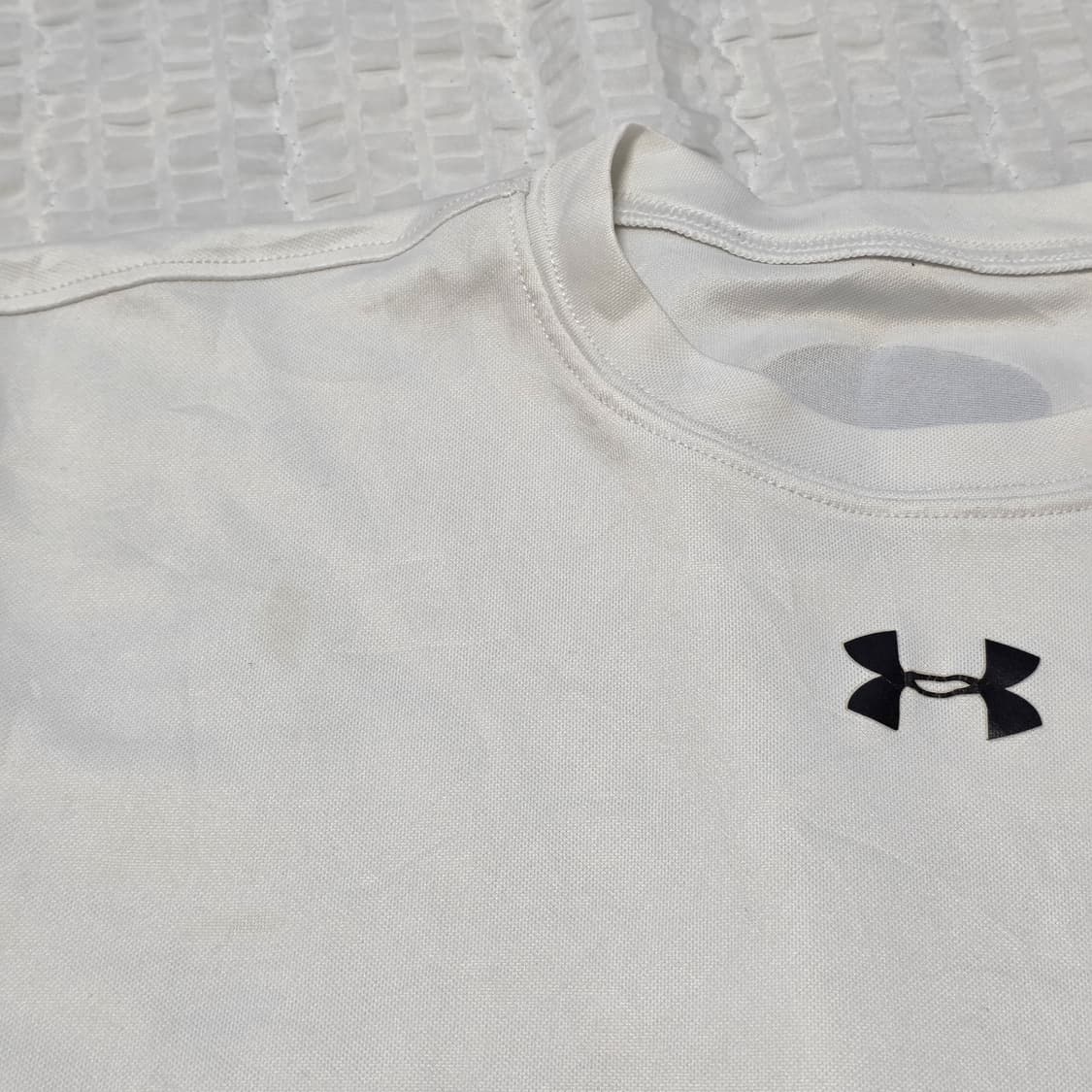 JP 언더아머) 화이트 기능성 반팔티셔츠 상품이미지4
