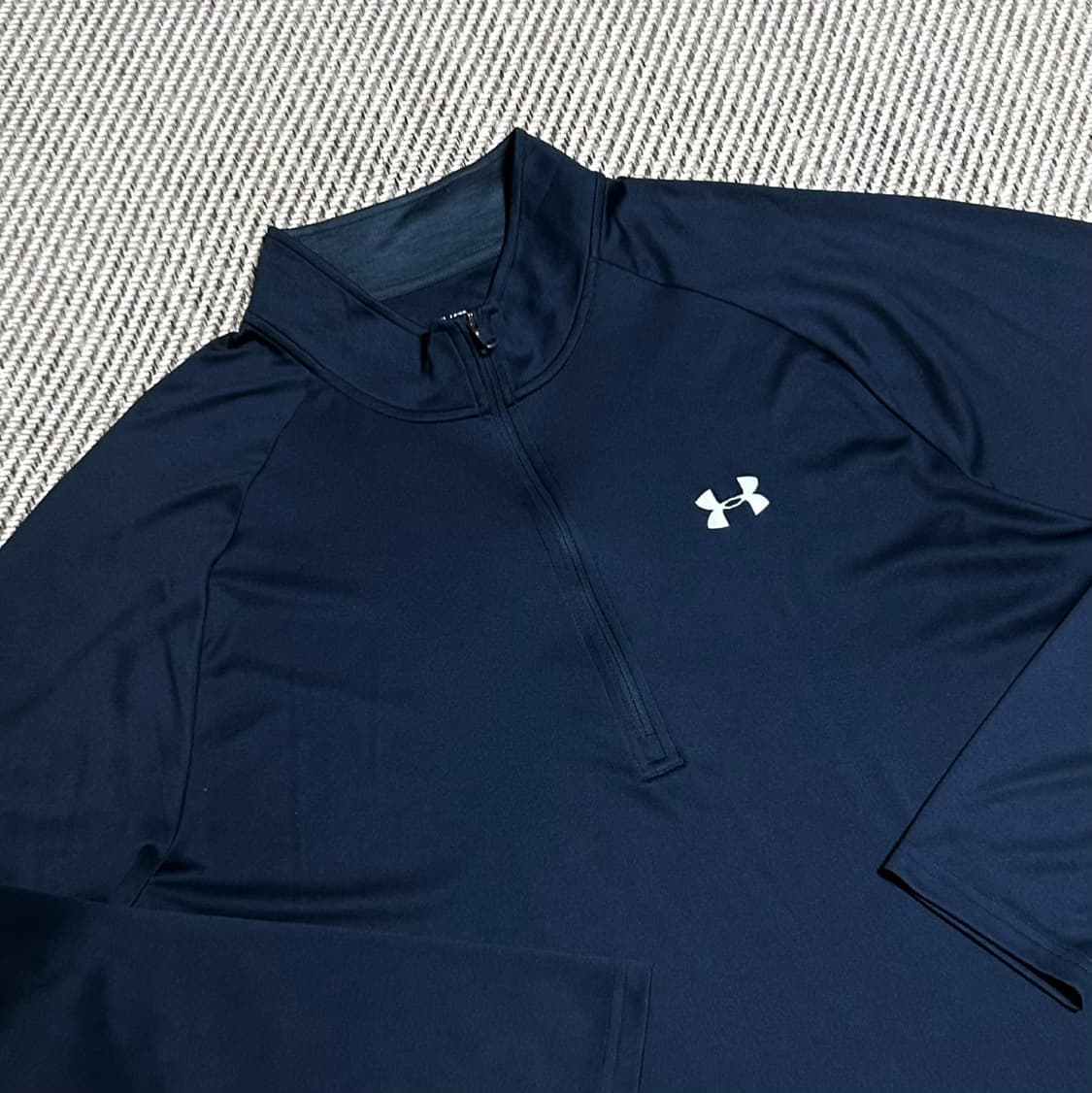 [XXL] Underarmour 언더아머 루즈핏 네이비 반집업 기능성 티 상품이미지2